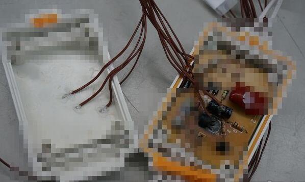除了電路板及電容部分，也會在對應的外殼相對位置黏貼感溫線，看看過程中是否會將熱傳遞到外殼。